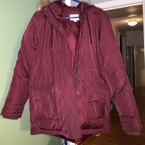 Old Navy Coat w/fur lined hood